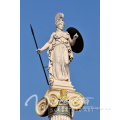 china supplier outdoor decoration stone carving large garden athena statues